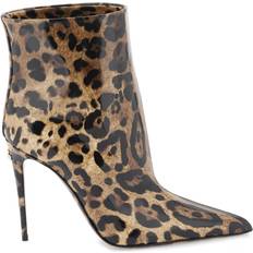 Multicoloured Ankle Boots Dolce & Gabbana Glossy Leather Ankle Boots