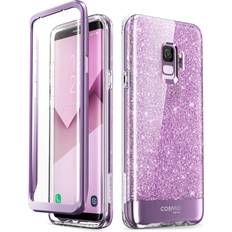 Samsung Galaxy S9 Mobile Phone Cases i-Blason Samsung Galaxy S9 Case, [Built-in Screen Protector] [Cosmo] Full-body Glitter Sparkle Bumper Protective Case for