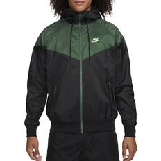 Nike Jackets Nike Sportswear Windrunner Men's Hooded Jacket - Black/Fir/Lime Blast