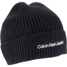 Calvin Klein Beanies Calvin Klein institutional embro beanie Black One