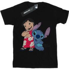 Lilo & Stitch Classic Cotton T-Shirt Black 12-13 Years