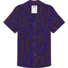 Oas Thenards Jiggle Cuba Terry Shirt in Blue Blue