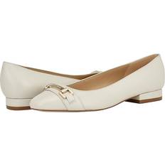 Calvin Klein Women Ballerinas Calvin Klein Crystil Ivory Leather Women's Flat Shoes Gray