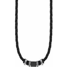 s.Oliver Mens Necklace for men, stainless steel Black One