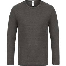 Absolute Apparel Thermal Long Sleeve T-Shirt Charcoal