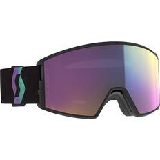 Scott React Goggle - Enhancer Teal/Chrome Black/Aurora Green