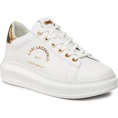 Karl Lagerfeld Sneakers KL62538 White Lthr w/Gold 01G 5059529351419 2589.00