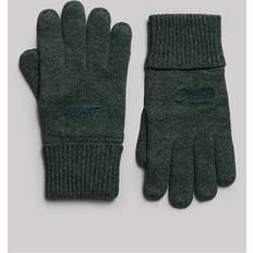 Superdry Gloves Superdry herren einfarbige essential strickhandschuhe größe 1size Kaki Gesprenkelt 5453470