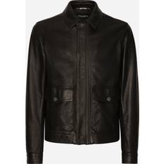 Dolce & Gabbana Leather Jacket - Black