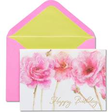 None Papyrus Birthday Card Pink Roses