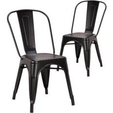 RayGar of Pollux Metal Kitchen Chair 2pcs