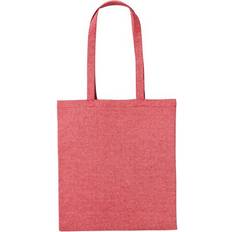 Unisex Fabric Tote Bags Nutshell Recycled Cotton Shopper Red One Size