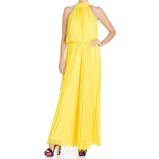 MEGHAN LA Women's Wild Orchid Pleat Jumpsuit Yellow Yellow