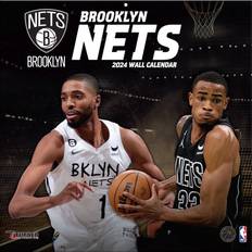 Turner Licensing Brooklyn Nets 2024 Team Wall Calendar