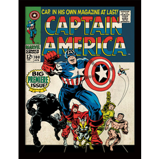Marvel FP11587P-PL Captain America Premiere Framed Art