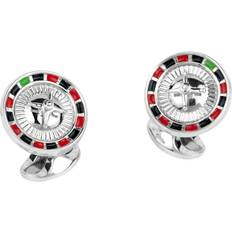 Grey Cufflinks Deakin & Francis Cufflinks Roulette Wheel Silver