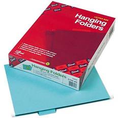 Smead Hanging File Folders 1/5 Tab Point Letter Aqua