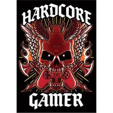 Black Posters Grindstore Hardcore Gamer Mini Poster