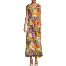 Donna Ricco Sleeveless Midi Dress NoColor