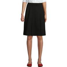 Lands' End Skirts Lands' End School Uniform Women Ponte Pleat Skirt at the Knee