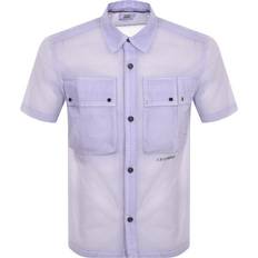 C.P. Company Shirts C.P. Company Short Sleeve Shirt Lilac