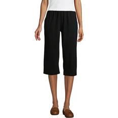 Lands' End Trousers Lands' End Women Tall Sport Knit High Rise Elastic Waist Pull On Capri