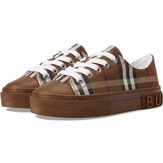 Burberry Kids Brown Check Sneakers