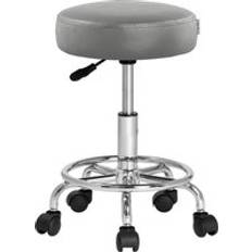 Casaria Padded Swivel with Seating Stool