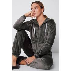 Grey Jumpsuits & Overalls Threadbare 'Granger' Velour Lounge Set Grey