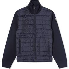 Moncler M - Men Outerwear Moncler Navy Quilted Down Jacket 777 BLUE