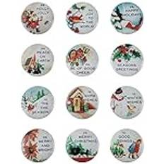 Advantus Idea-Ology Quote Flair Buttons 12/Pkg-Christmas