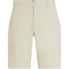 Hugo Boss White Shorts Hugo Boss Men's Slim-Fit Shorts Open White Open White