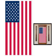 Beistle Party Decorations American Flag Door Cover 3ft x 5ft