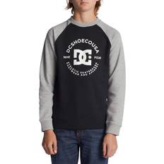 DC Shoes Star Pilot Youth Pullover Crew Black/Grey Heather Youth