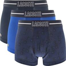 Lacoste Blue - Men Underwear Lacoste Underwear Three Pack Boxer Trunks