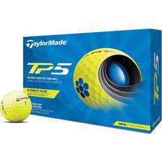 TaylorMade Golf Balls TaylorMade TP5 Golf Balls Yellow