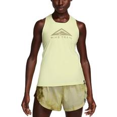 Nike Women - Yellow T-shirts & Tank Tops Nike Women's Trail Running Tank Yellow, Yellow, Xs, Women Yellow