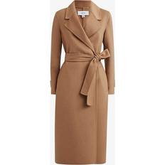 Women - Wool Coats Reiss EMILE Wool Belted Blindseam Coat UK16/US12, CAMEL