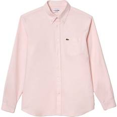 Lacoste M Shirts Lacoste Men's Mens Long Sleeves Oxford Shirt Pink Regular/36