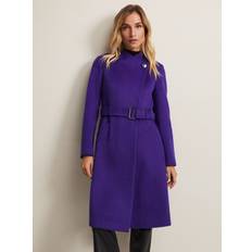 Purple Coats Phase Eight Susanna Wool Blend Coat