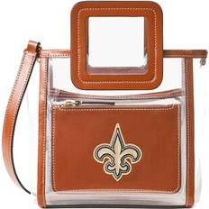 Staud Women's New Orleans Saints Clear Mini Shirley Bag