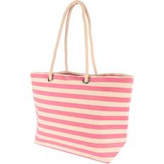 Nicola Spring Large Striped Canvas Tote Beach Bag 55cm x 36cm