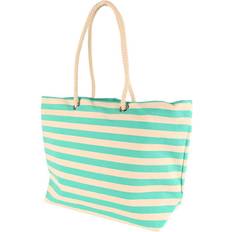 Nicola Spring Large Striped Canvas Tote Beach Bag 55cm x 36cm