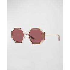 Tory Burch Woman Sunglass TY6102 Frame color: Light color: Violet Violet