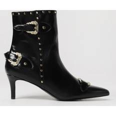 Versace Jeans Couture Flat Ankle Boots VERSACE JEANS COUTURE Woman colour Black Black