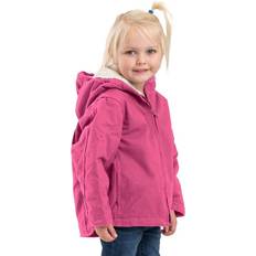 Berne Toddler Girls' Sherpa-Lined Softstone Hooded Coat Desert Rose, Toddler Men's Work Jackets at Academy Sports