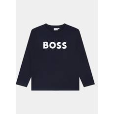 BOSS Bluse J25P25 Dunkelblau Regular Fit 10Y