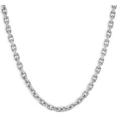 Esquire Men's Sterling Silver Cable Chain Necklace