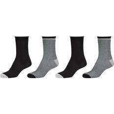 Camano Socken silky touch stripes 4er Pack black