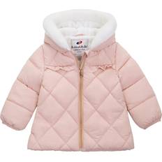 Rokka&Rolla Baby Girls' Soft Lining Hooded Puffer Jacket Snow pink Snow pink